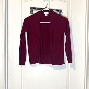Old Navy Burgundy Cardigan